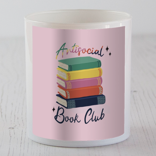 Antisocial Book Club - scented candle by Giddy Kipper