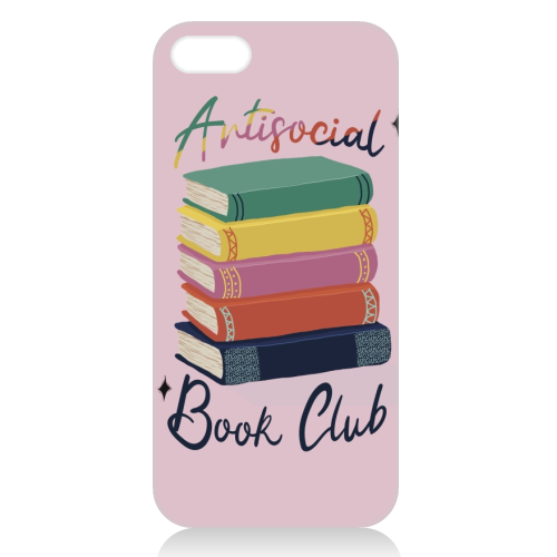 Antisocial Book Club - unique phone case by Giddy Kipper