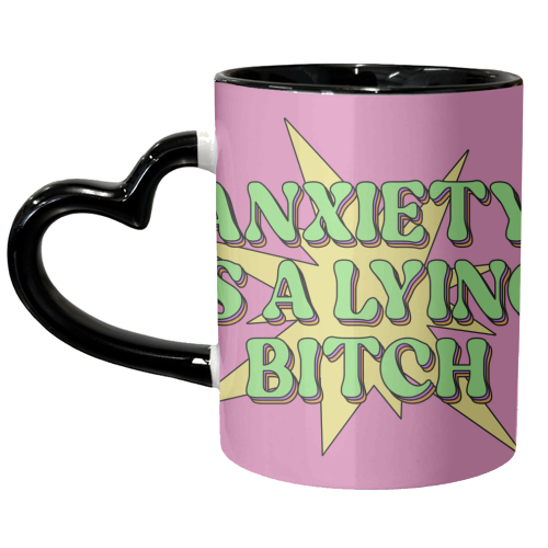 Anxiety - unique mug by Pink and Pip