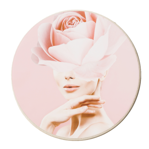 Anyah - personalised beer coaster by Larissa Grace