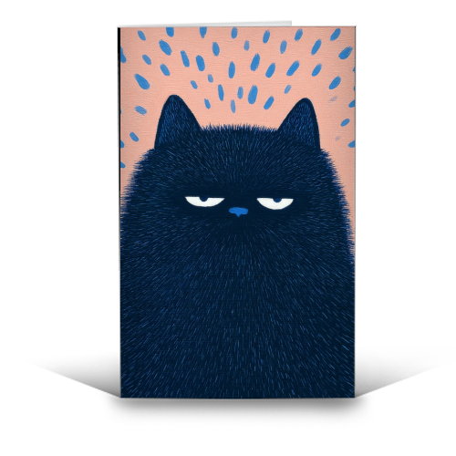 "Anyway" cat - funny greeting card by DejaReve