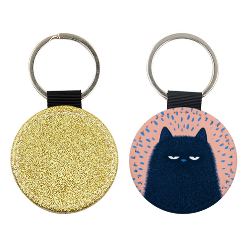 "Anyway" cat - keyring by DejaReve