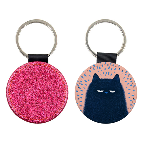 "Anyway" cat - keyring by DejaReve