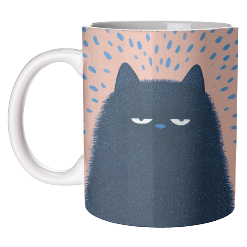 "Anyway" cat - unique mug by DejaReve