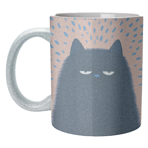 "Anyway" cat - unique mug by DejaReve