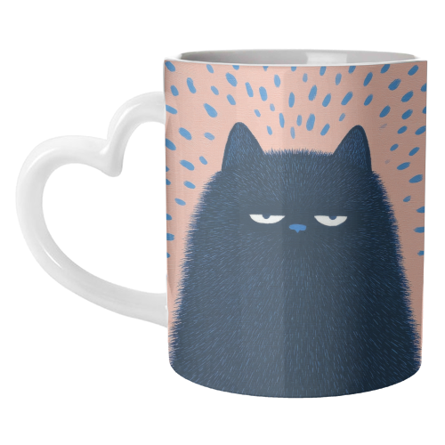 "Anyway" cat - unique mug by DejaReve