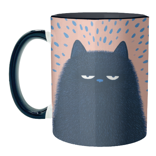 "Anyway" cat - unique mug by DejaReve