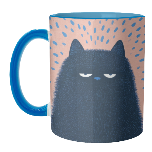 "Anyway" cat - unique mug by DejaReve