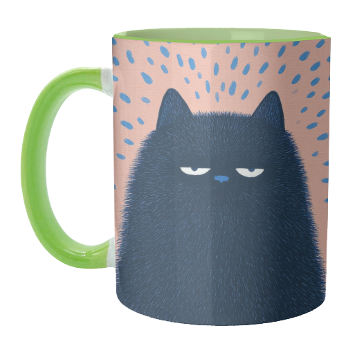 "Anyway" cat - unique mug by DejaReve