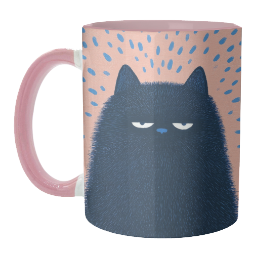 "Anyway" cat - unique mug by DejaReve