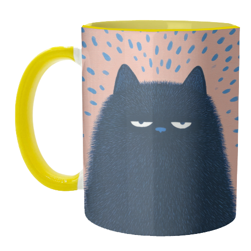 "Anyway" cat - unique mug by DejaReve