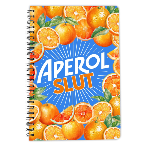 APEROL SLUT - personalised A4, A5, A6 notebook by Lilly Rose