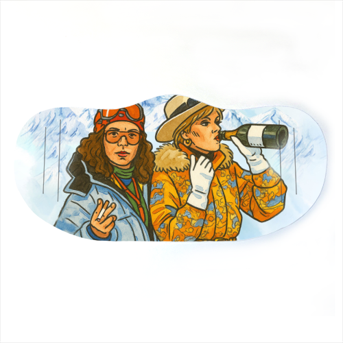 Après Ski Darling! - face cover mask by Ms Doodle