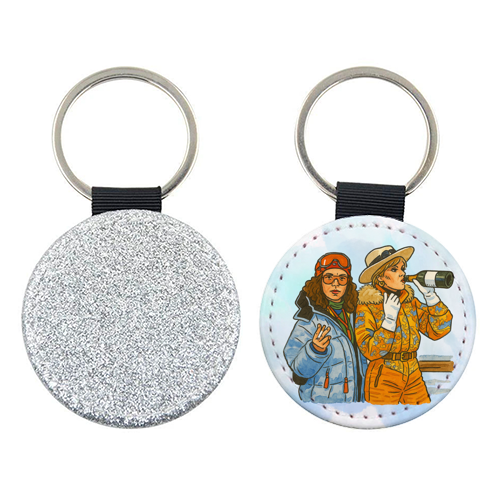 Après Ski Darling! - keyring by Ms Doodle