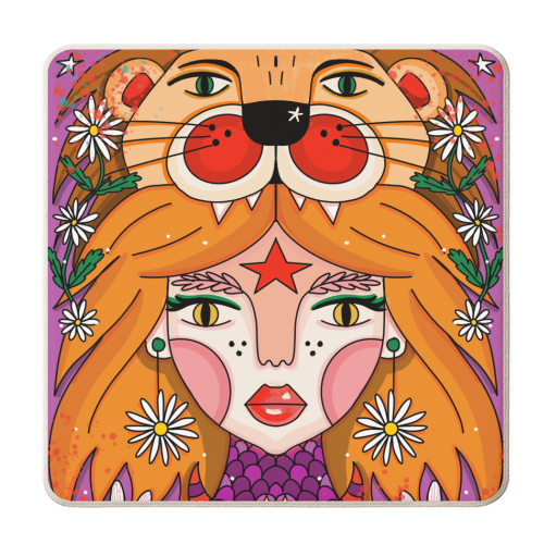 APRIL'S CHILD - personalised beer coaster by Nichola Cowdery