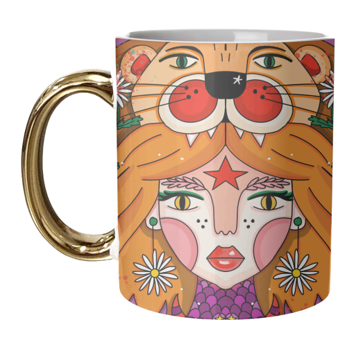 APRIL'S CHILD - unique mug by Nichola Cowdery
