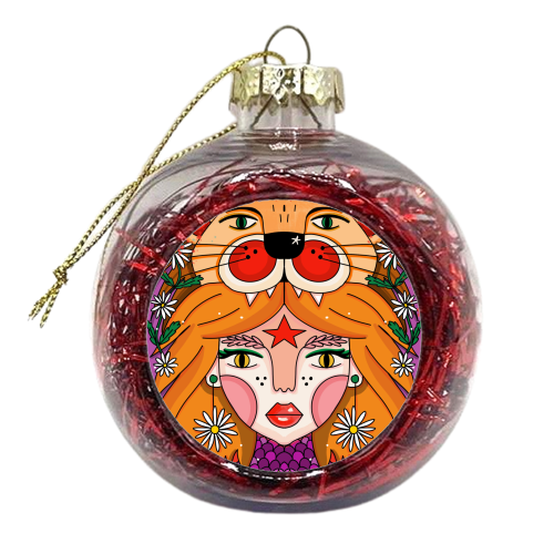 APRIL'S CHILD - xmas bauble by Nichola Cowdery