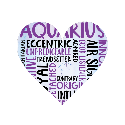 Aquarius - Magnet by All About Words Designs