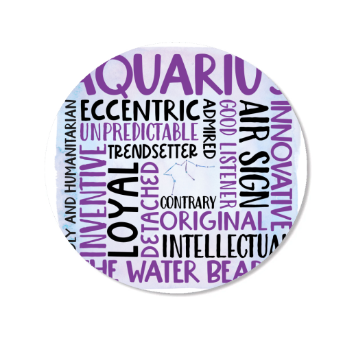 Aquarius - Magnet by All About Words Designs