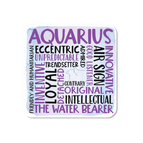Aquarius - Magnet by All About Words Designs