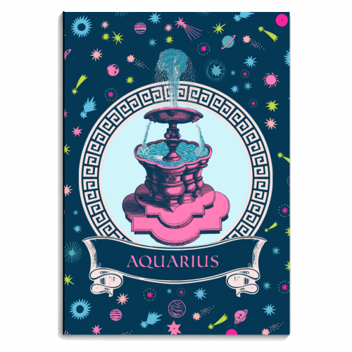 Aquarius - personalised A4, A5, A6 notebook by Wallace Elizabeth