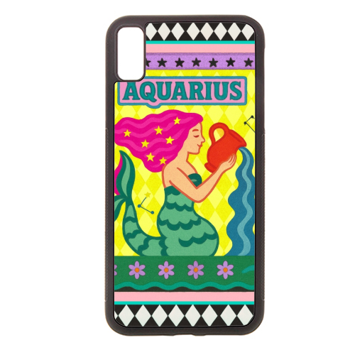 Aquarius star sign - stylish phone case by Wallace Elizabeth