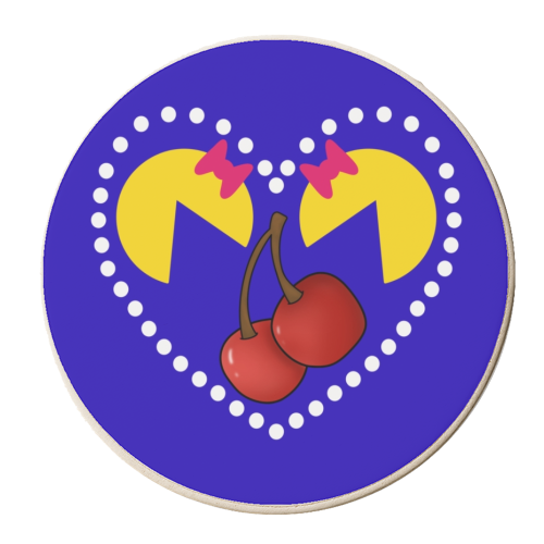 Arcade Gaming - personalised beer coaster by Kim Doodle