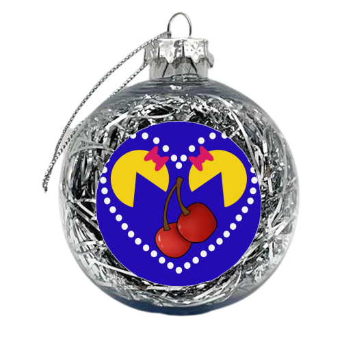 Arcade Gaming - xmas bauble by Kim Doodle