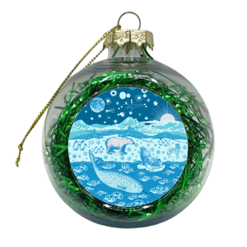 Arctic Express - xmas bauble by Wallace Elizabeth