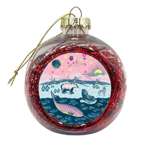 Arctic Express - xmas bauble by Wallace Elizabeth