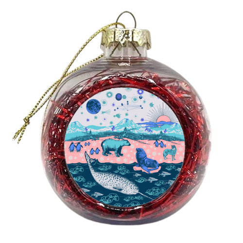 Arctic Express - xmas bauble by Wallace Elizabeth