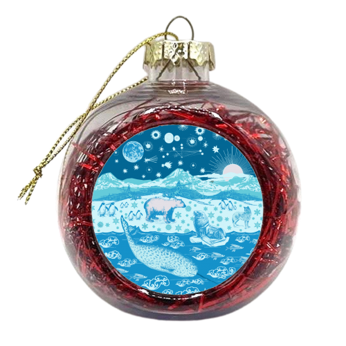 Arctic Express - xmas bauble by Wallace Elizabeth