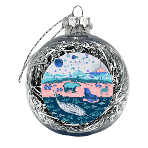 Arctic Express - xmas bauble by Wallace Elizabeth