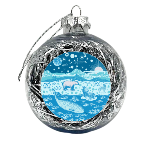 Arctic Express - xmas bauble by Wallace Elizabeth
