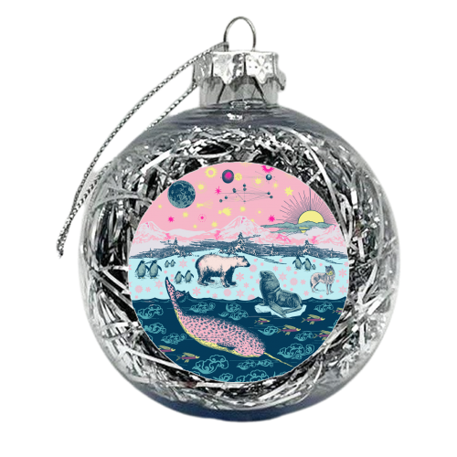 Arctic Express - xmas bauble by Wallace Elizabeth