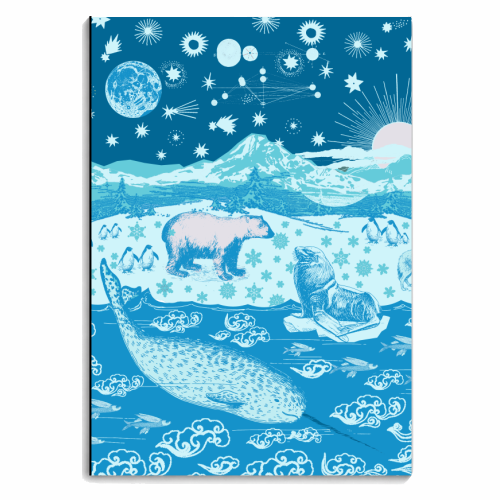 Arctic Express - personalised A4, A5, A6 notebook by Wallace Elizabeth