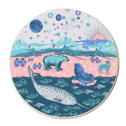 Arctic Express - personalised beer coaster by Wallace Elizabeth