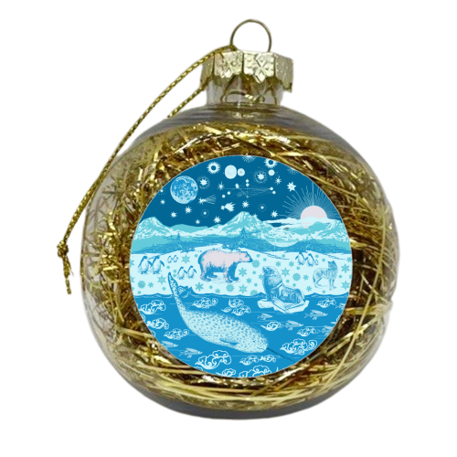 Arctic Express - xmas bauble by Wallace Elizabeth