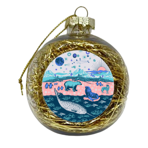 Arctic Express - xmas bauble by Wallace Elizabeth