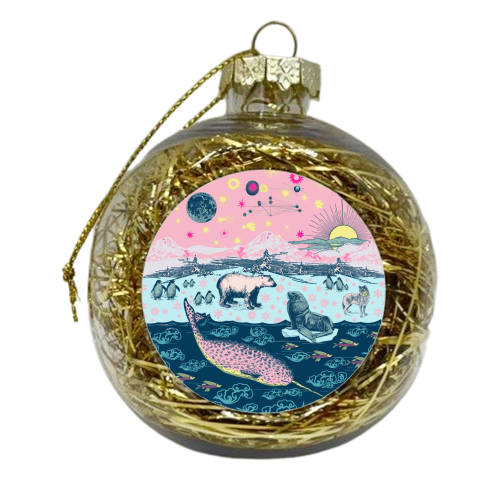 Arctic Express - xmas bauble by Wallace Elizabeth