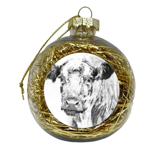 Ardnamurchan Coo - xmas bauble by Made in the highlands