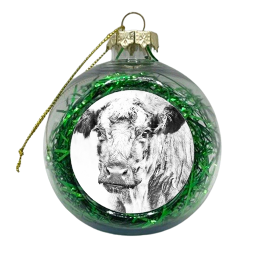 Ardnamurchan Coo - xmas bauble by Made in the highlands