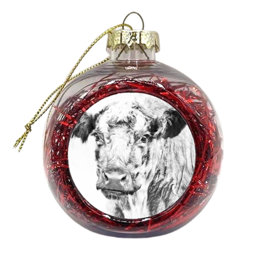 Ardnamurchan Coo - xmas bauble by Made in the highlands