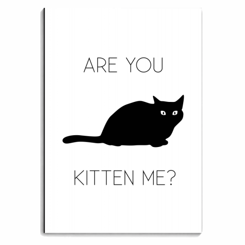 Are You Kitten Me? - personalised A4, A5, A6 notebook by Toni Scott