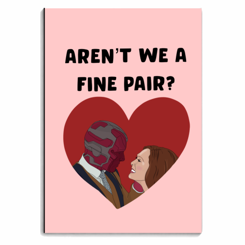 Aren't We a Fine Pair? - personalised A4, A5, A6 notebook by Pink and Pip