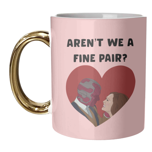 Aren't We a Fine Pair? - unique mug by Pink and Pip