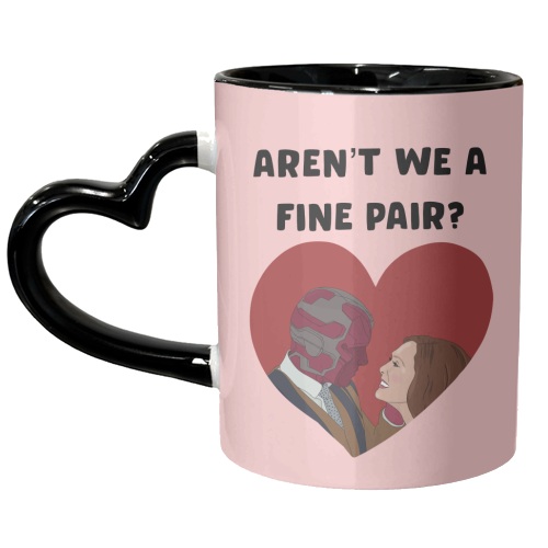 Aren't We a Fine Pair? - unique mug by Pink and Pip