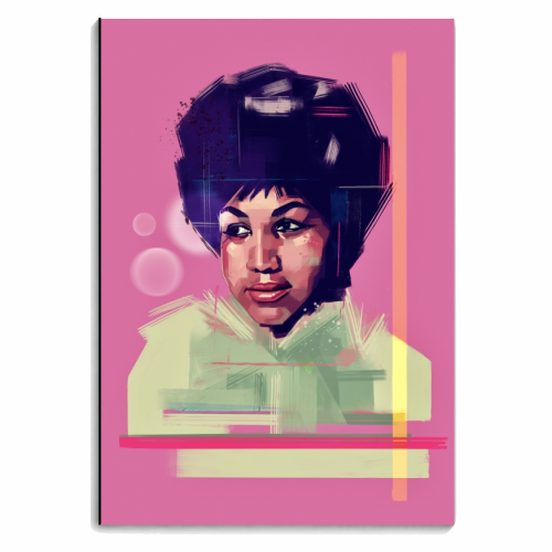 Aretha Franklin - personalised A4, A5, A6 notebook by Rebecca Sampson