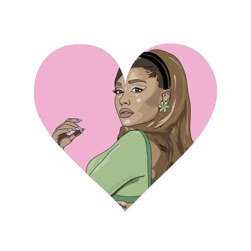 Ariana Grande Collection - Magnet by Catherine Critchley.