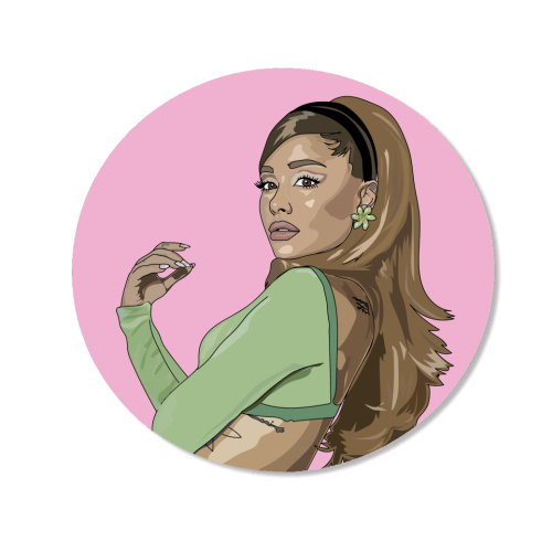 Ariana Grande Collection - Magnet by Catherine Critchley.